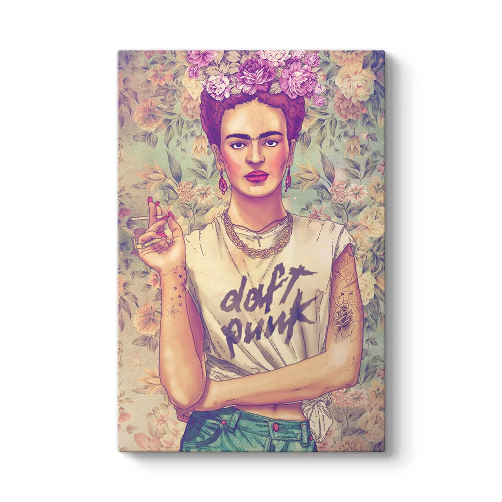 Frida Kahlo - Punk Tablosu - Model 2